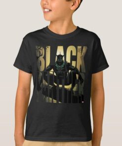 black panther marvel kids t shirt