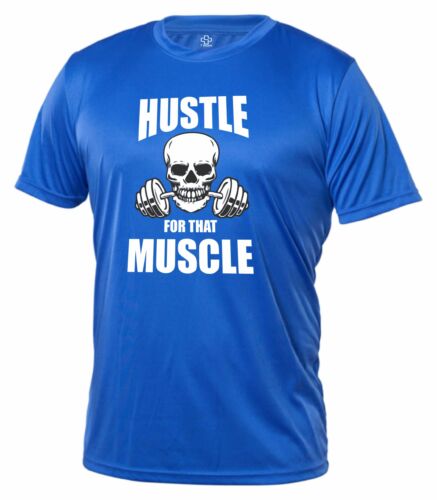 HUSTLE MUSCLE  Dri Fit T-shirts Men