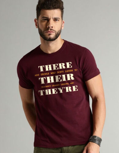 TEXT – THERE THEIR Regular T-SHIRT