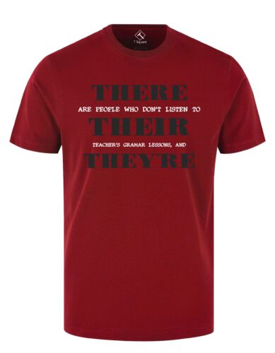 TEXT – THERE THEIR Regular T-SHIRT